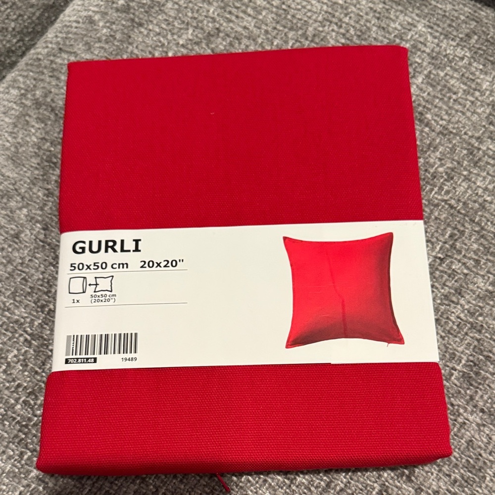 NWT IKEA Red Pillow Cover